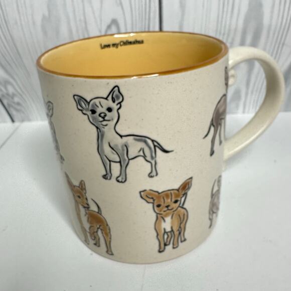 Chihuahua Coffee Mug Large Cup Ceramic Love My Puppy Dog 4.5" Spectrum Designz - Picture 1 of 7